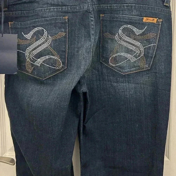 Seven Jeans with Embellished Back  Pockets NWT - Picture 8 of 13